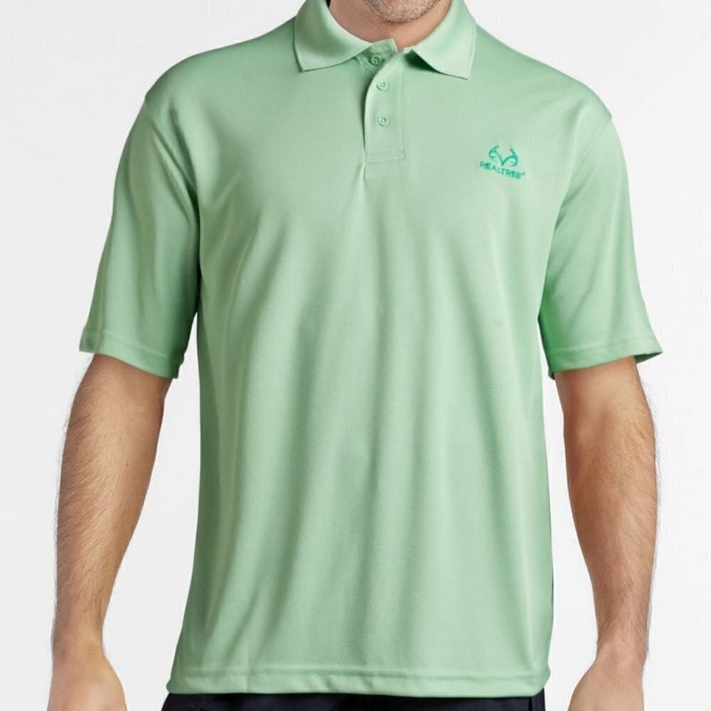 Realtree Polo Shirt Hemlock Green 💚 Large